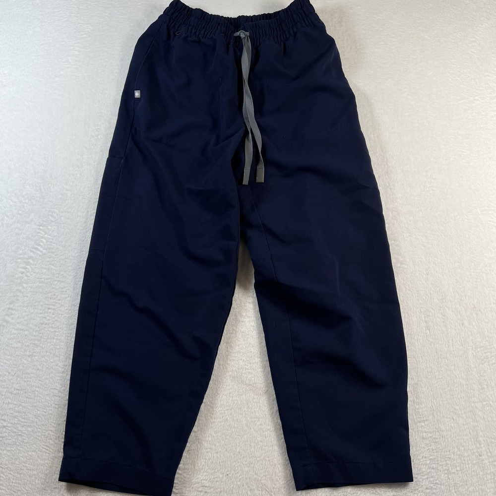 FIGS Technical Collection Navy Blue Ankle Scrub Pants Womens XS Petite 10000618P